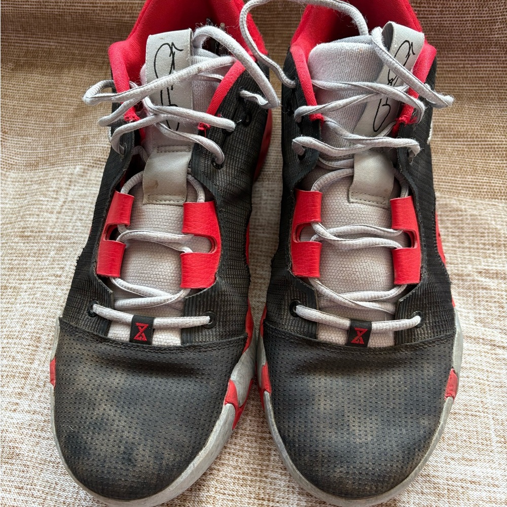 Nike Black and Red Athletic Shoes